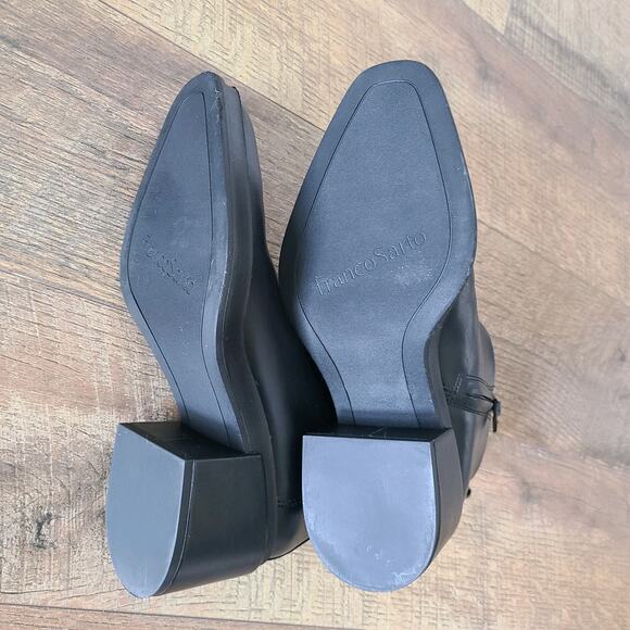 Franco Sarto Black Ankle Boots - Picture 9 of 12
